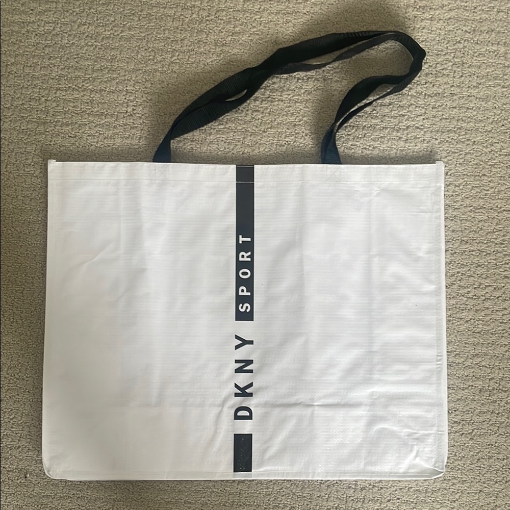 DKNY Sport White Large Tote Bag
